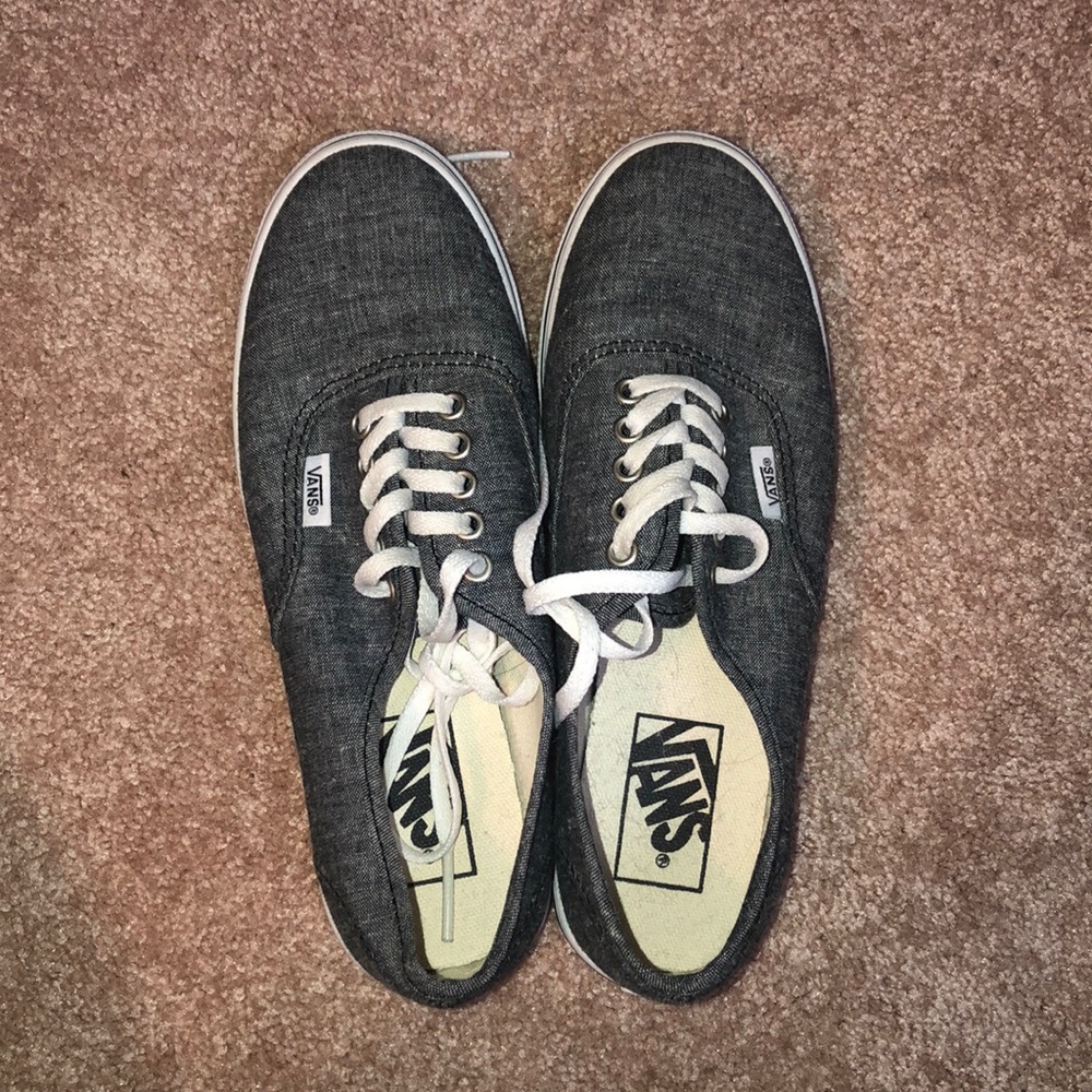 Grey Denim Style Vans
